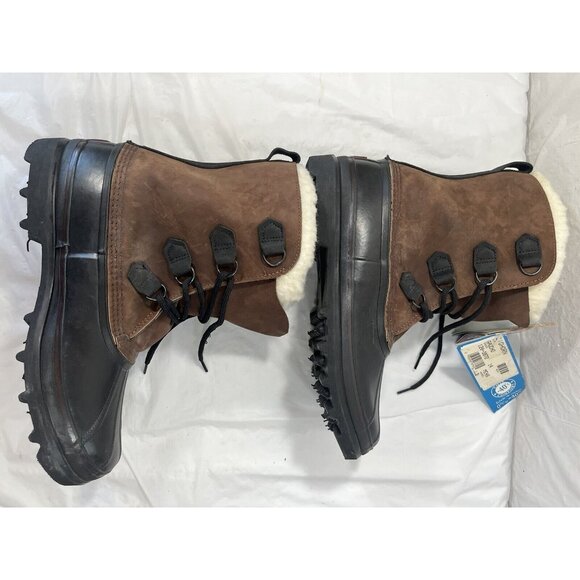 Sorel Men's Black and Brown Snow Boots - Picture 5 of 15